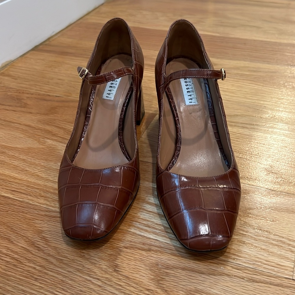 Fratelli Rossetti Mary Jane Pumps brown leather in Size 38
